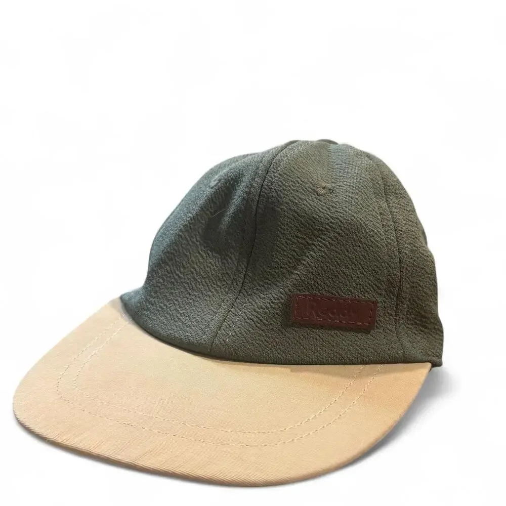 Green Tan Adjustable Dog Hat L XL Large Breed Skater Y2K Cute